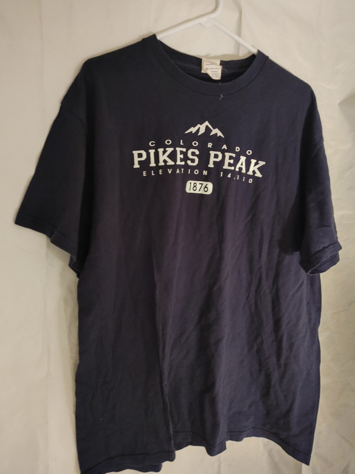 Colorado Pikes Peak Mens Sz Large Blue T Shirt