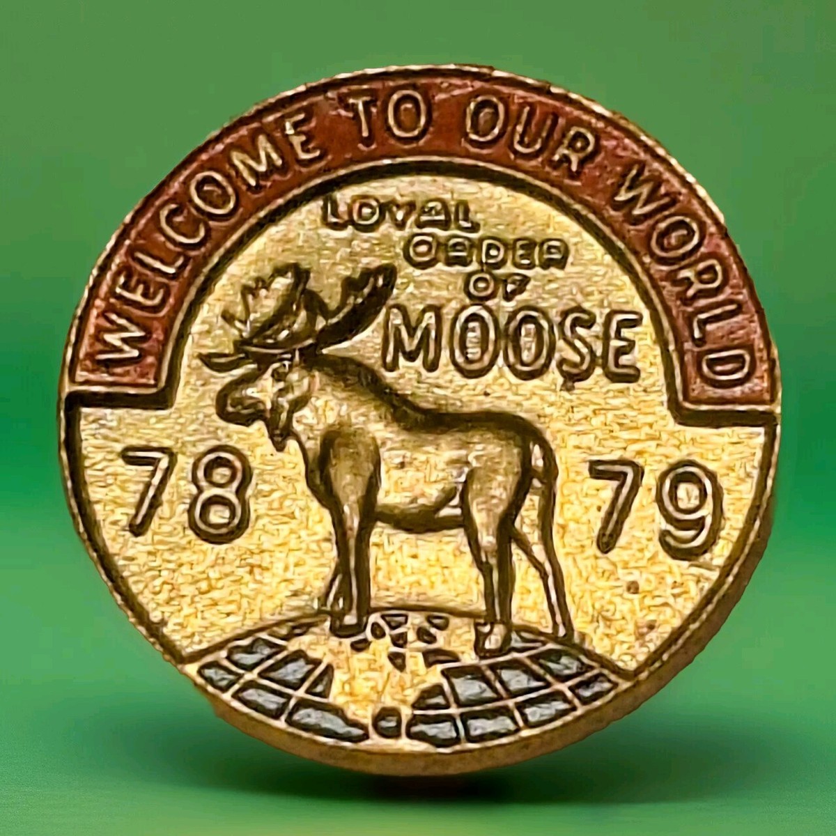 アンティーク LOOM（Loyal Order of Moose）ペンダント