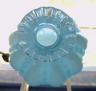 FENTON"40'sMINTSRC~711"BEADED"PERFUME&COLOGNE&POWDER~VANITY"BLUE OVRLY"VTG"GLASS — photo 9
