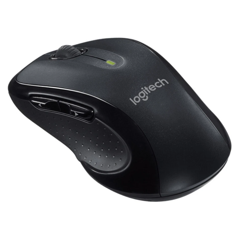 Logitech M510 Wireless Laser Mouse Dark Grey Includes USB Receiver & Batteries - Image 2 of 4