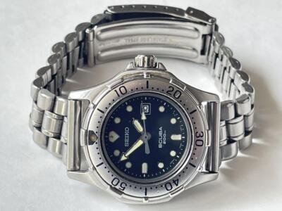 時計 SEIKO SCUBA 7N85 LADIES QUARTZ DIVER Seiko Diver Lady Quartz Titanium Scuba 200m 7N85-0110 case