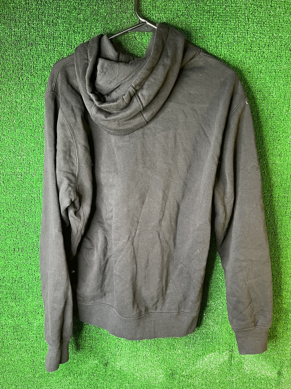 nike medium basic black hoodie pouch - image 3