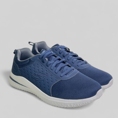 Skechers® Men’s Lite Air-Cooled Memory Foam® Sneakers Comfort Shoes Blue  Size 12