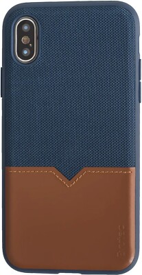 Evutec NORTHILL Series Case w/ Magnetic Car Mount for Apple iPhone Xs / X - Blue