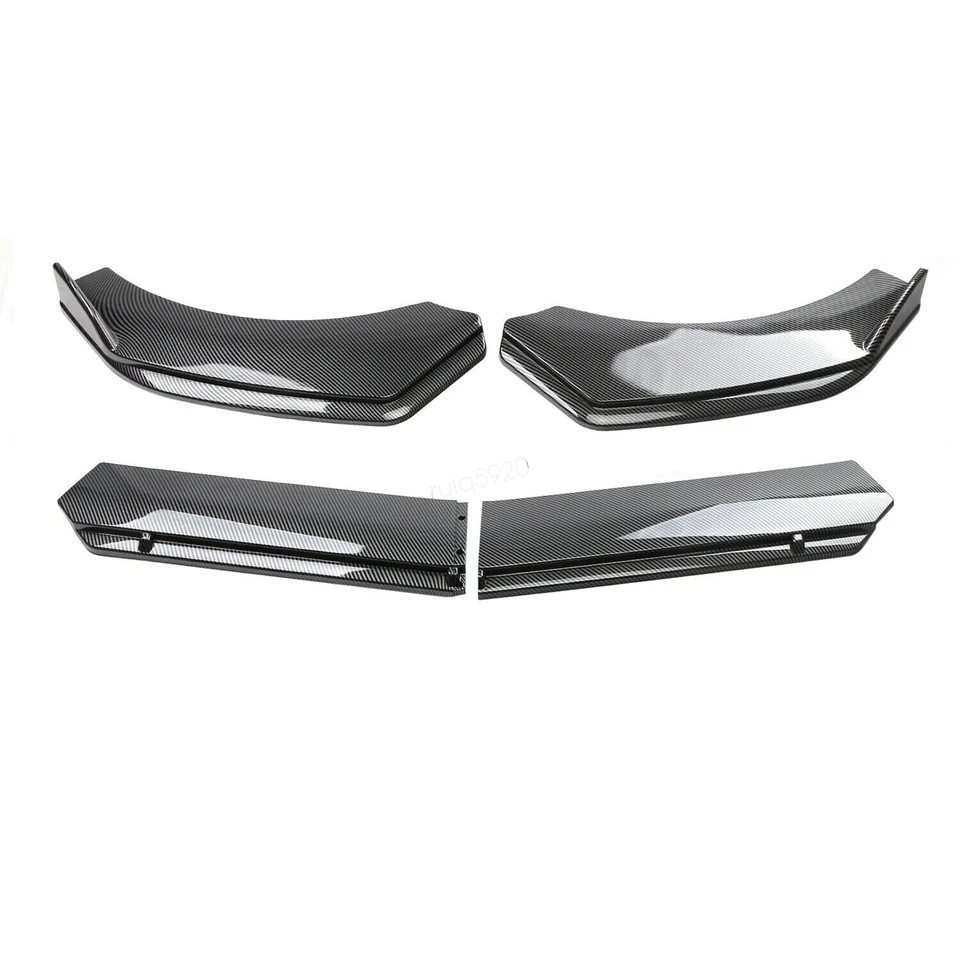 For Mazda CX-3 CX-4 CX-5 Carbon Fiber Style Front Bumper Lip Spoiler Splitter Foto 4 de 4