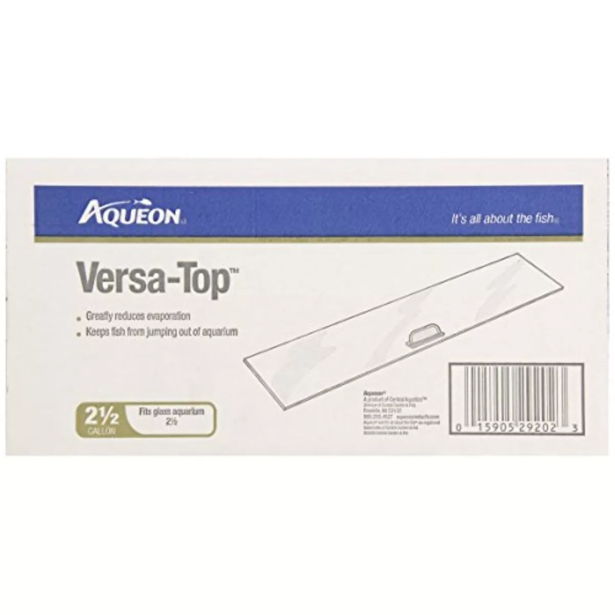 Aqueon 2.5 sales gallon glass tank