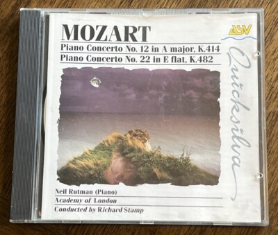 Mozart Piano Concerto No 12 In A Major & No 22 In E Flat CD Rutman London Academ