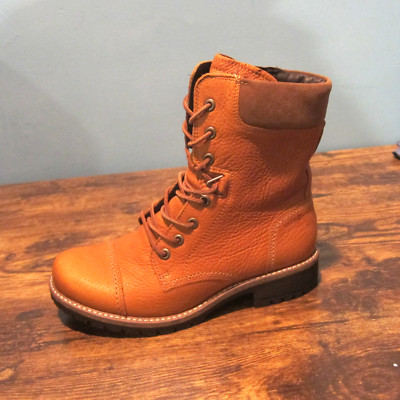 Ecco Women's Elaine Lace Boot Hydromax Amber Size US 5 European 36