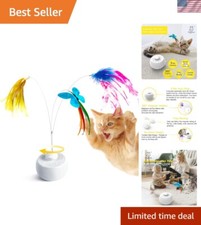 Automatic Sensing Cat Toy - Elegant Butterfly Wand for Self Play Entertainment