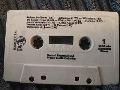 Konrad Ragossnig/Walter Feybli - Music For 2 Guitars (Cassette Tape Only)