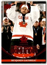 Benjamin Gaudreau 2023-24 UD Team Canada Juniors Prospectus Momentous Electric