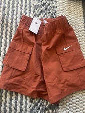 Women's Nike Loose Fit High Rise Woven Cargo Shorts DM6247 Sz S-XL $52