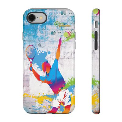 Vibrant Tennis Phone Case - Tough Cases, Sport Lover Gift, Colorful Phone Cover