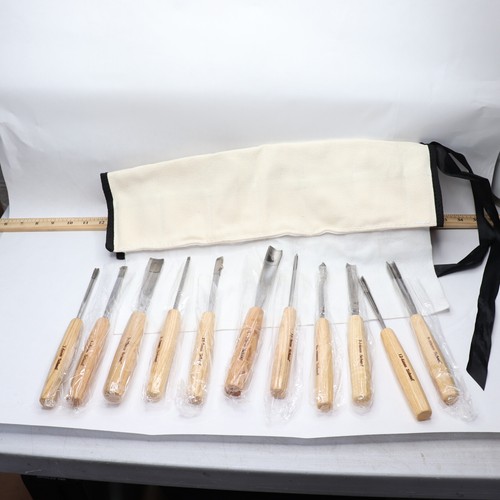 (10Pk) Schaaf Wood Carving Tools with Canvas Case eBay