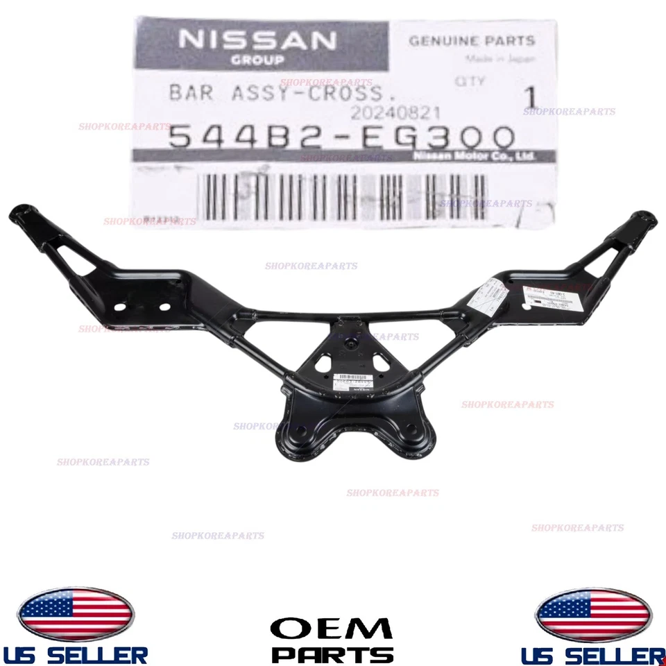 ✅Genuino✅ travesaño delantero OEM Nissan Infiniti EX35 G35 G37 M35 M56 544B2-EG300 Foto 3 de 4