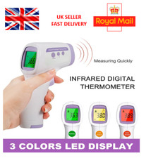 Digital Infrared Thermometer Forehead Non-Contact Temperature Gun Adult/Baby