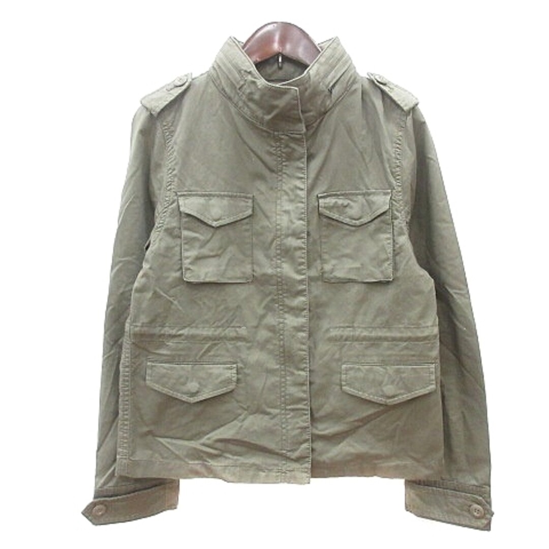 NATURAL BEAUTY BASIC JACKET BLOUSON M GREEN KHAKI MN Used NATURAL BEAUTY BASIC JACKET BLOUSON M GREEN KHAKI MN Used