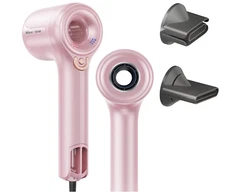Professional Low Noise Hair Dryer, High Speed Ionic Blow Dryer 110000 RPM - Pink