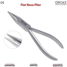 Orthodontic Flat Nose Plier Dental Arch Wire Bending Loop Forming Dentist Pliers