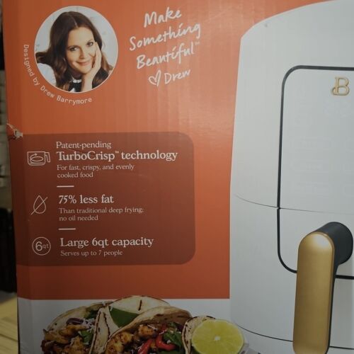 Beautiful 6 Qt Air Fryer with TurboCrisp Technology and Touch-Activated Display - Picture 4 of 14