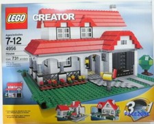 LEGO 4956 Creator House 3-In-One Collectible Building city town set modular