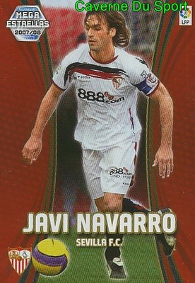 369 JAVI NAVARRO SPANIEN SEVILLA FC STARS KARTE CARD MGK LIGA 2008 PANINI