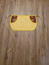 Handmade denim cotton apron for gardening, laundry, foraging, kitchen and more.