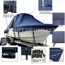 Grady-White Chase 263 T-top Hard-Top Fishing Storage Boat Cover Navy