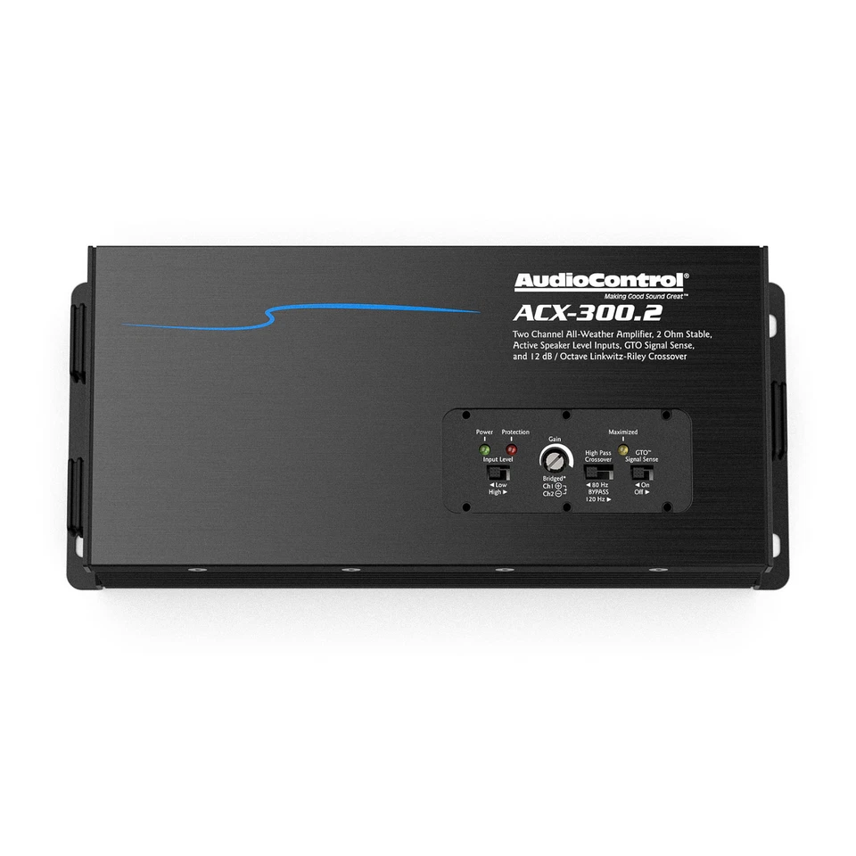 AudioControl ACX-300.2 All Weather IPX6 Waterproof 2-Channel Compact Amplifier - Image 3 of 4