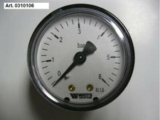 Manometer MDA 50/6x1/4“, 0-6 bar, Klasse 1,6 pressure gauge  0-6 bar 50 мм WATTS