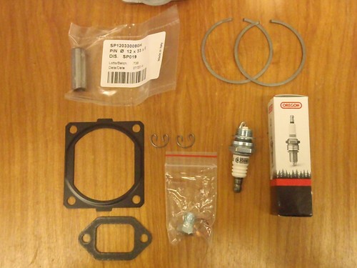 Meteor cylinder piston kit for Stihl MS660, 066 54mm with gaskets Italy Nikasil - Picture 3 of 9