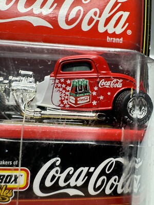 Vintage Matchbox Collectibles Coca-Cola 1933 Ford Coupe Hotrod