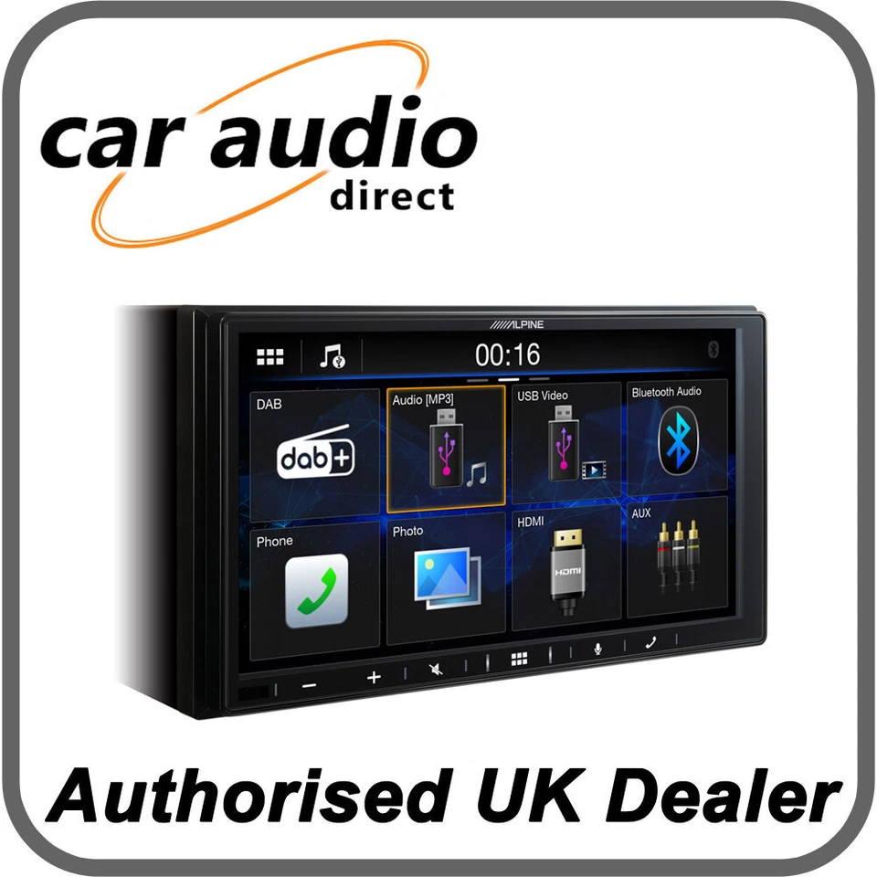 Alpine iLX-W690D 7" Digital Media Station Apple Carplay Android Auto Bluetooth