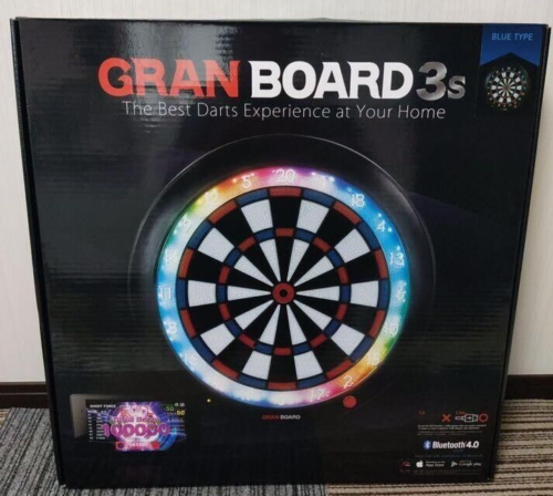 GRAN BOARD 3s LED Bluetooth Dart board - Blue -New from JP -Fast Shipping - Picture 1 of 3