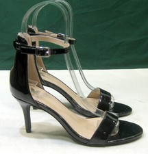 NEW Black 3.5"Stiletto High Heel Open Toe Ankle Strap Shoes WOMEN Size 6