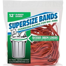 12 Inch Large Red Rubber Bands Heavy Duty Latex SuperSize Pack for Office Use