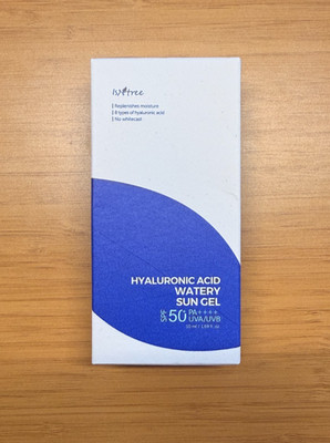Isntree Hyaluronic Acid Watery Sun Gel Chemical Sunscreen SPF 50 - 1.69 fl oz