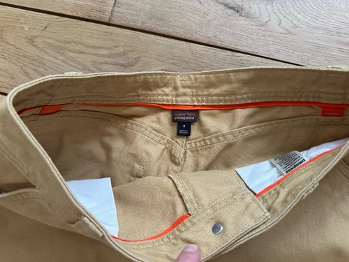Patagonia Womens All Seasons Hemp Canvas Shorts Beige - Size UK 12 Exclt Condt - Picture 3 of 11