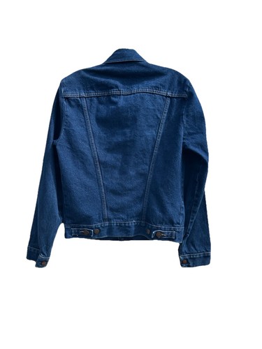 Vintage Rustler Denim Jacket Size Small Grunge Biker Trucker - Picture 5 of 9