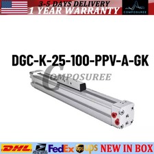 New FESTO DGC-K-25-100-PPV-A-GK Rodless cylinder IN BOX