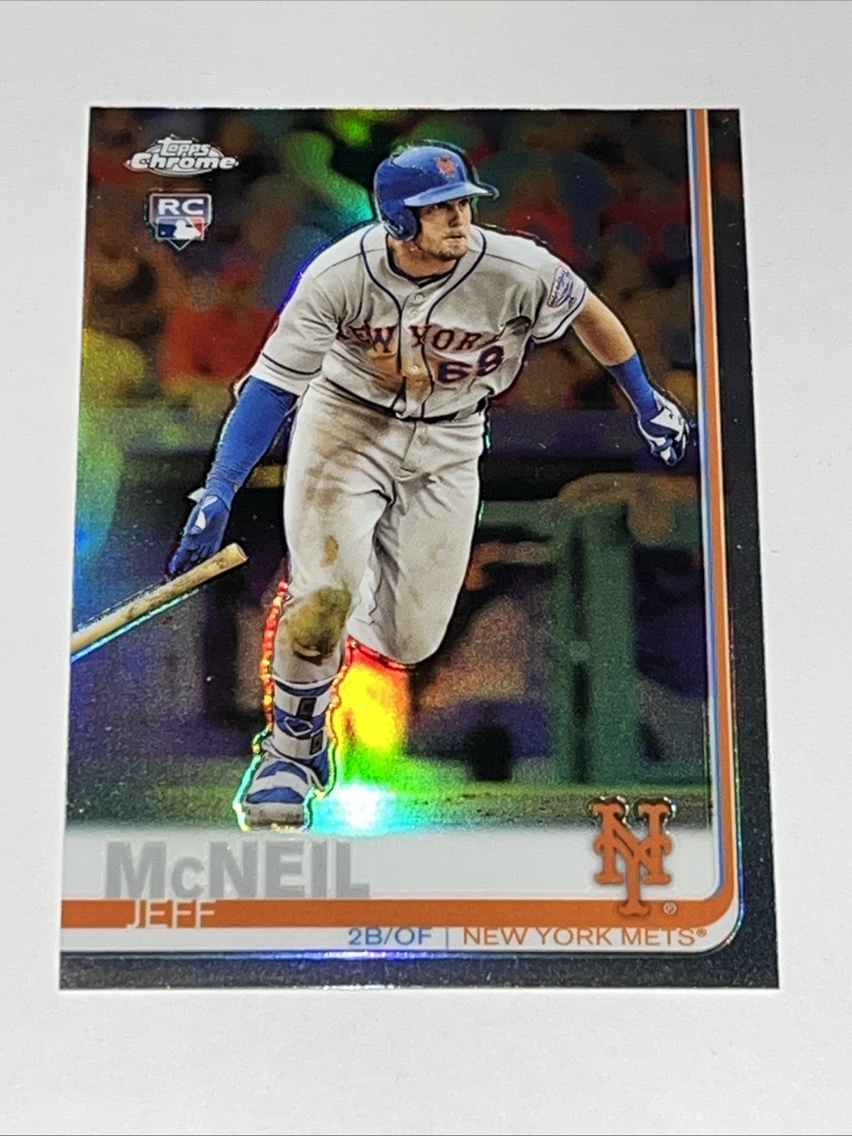 2019 Topps Chrome - Jeff McNeil #152 Refractor (RC) Rookie Card