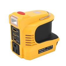 DC 20V to AC 110V 220W Power Inverter for DeWalt 20V Max Lithium Battery Pack