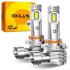 OXILAM H10 9140 9145 6500K Fog LED Driving Light Bulbs Super Bright Power High