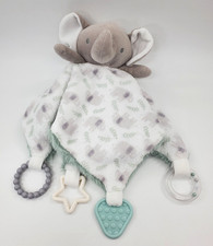 Dream Gro Elephant Lovey Mint Green Security Blanket Activity Teether Lovey B65