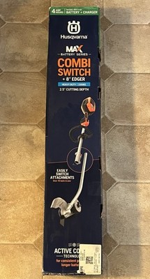 Husqvarna 330iKE Combi Switch + Lawn Edger Attachment, Electric Edger Battery