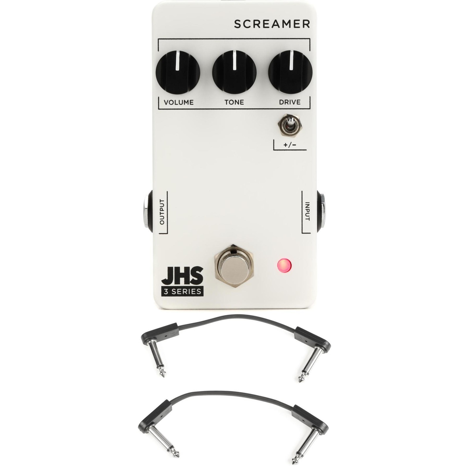 Педаль Screamer серии JHS 3 с соединительными кабелями EBS