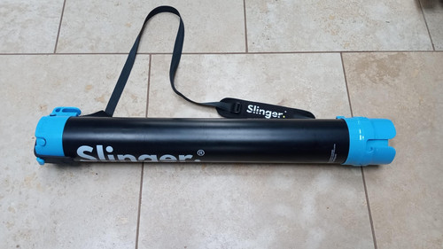 Slinger Launcher Telescopic Tennis Ball Tube Hopper Retriever
