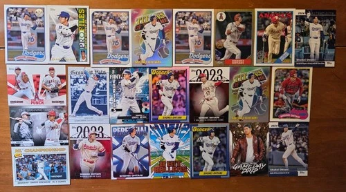 Shohei Ohtani Topps Insert Card Lot From Various Years