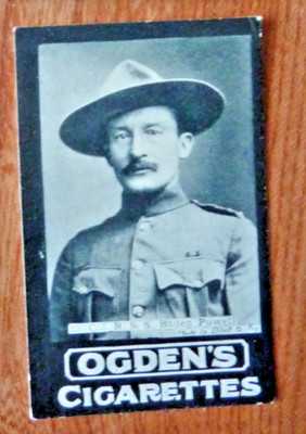 Oberstleutnant R S S Baden Powell Chief Scout Ogdens Tab Guinea Gold Zigarettenkarte