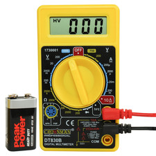 Digital Multimeter Voltmeter Ohmmeter Ammeter Multi Tester Meter Backlit UK